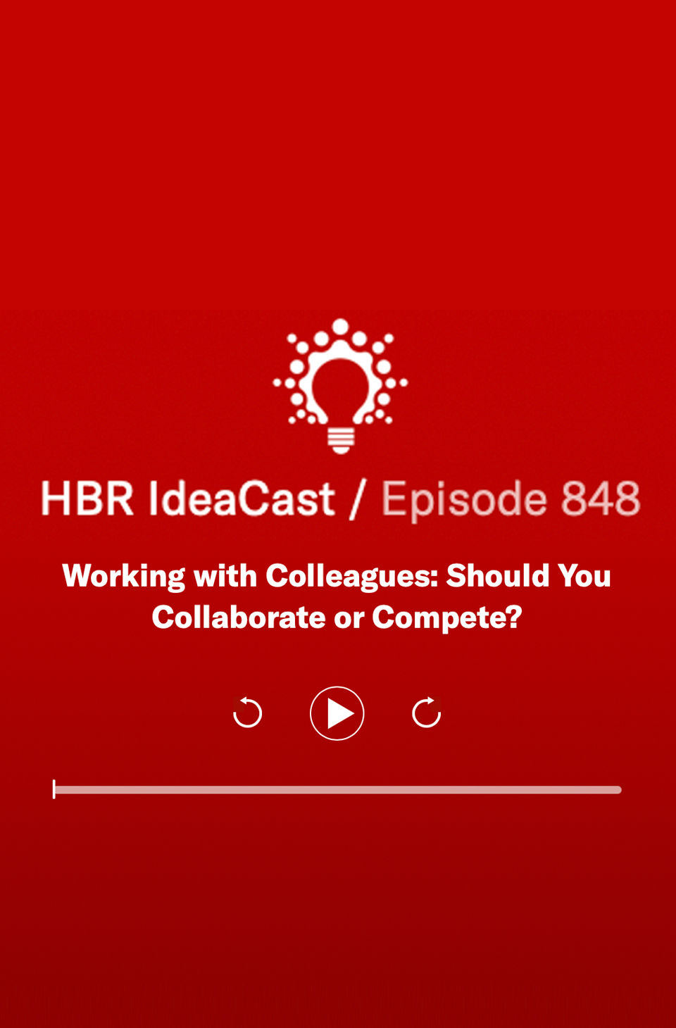 Harvard Business Review's Should you Collaborate or Compete