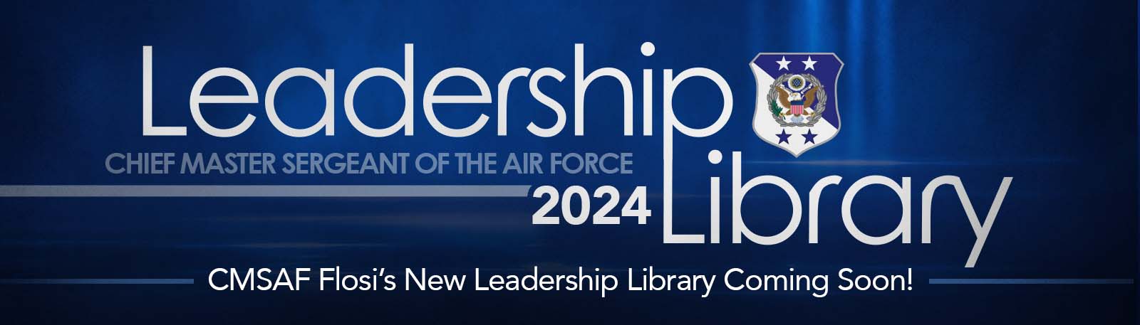 CMSAF Leadership Library Header Graphic