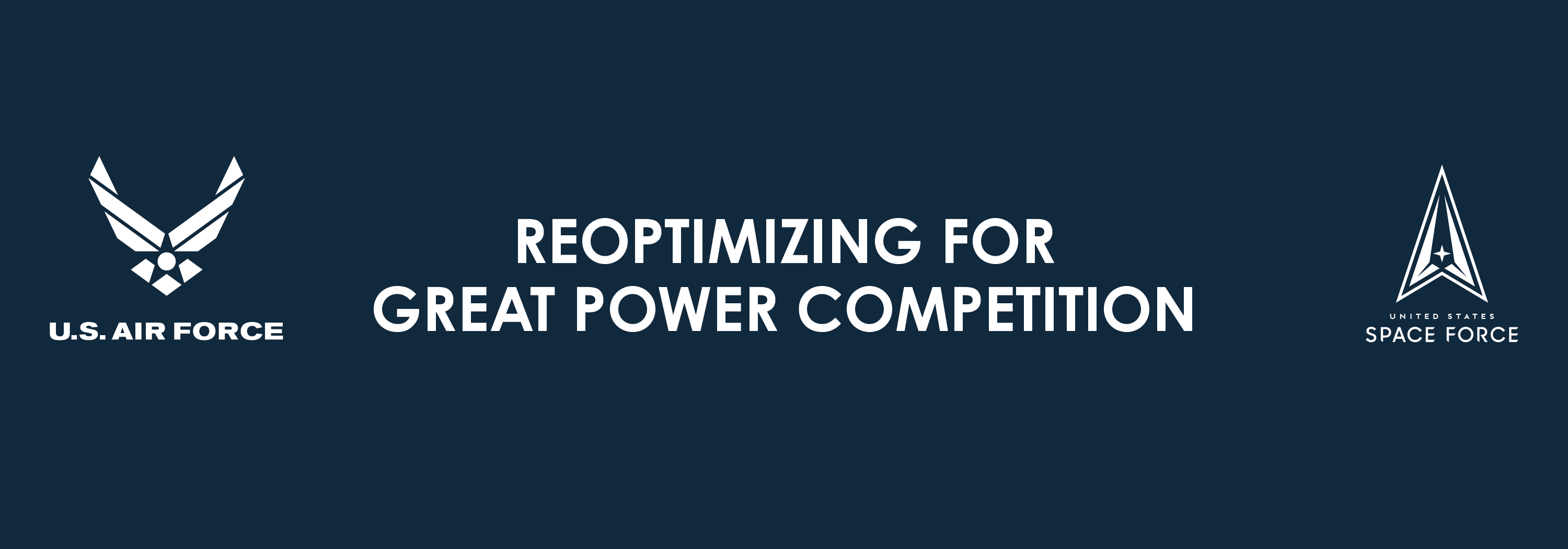 Reoptimization for Great Power Competition