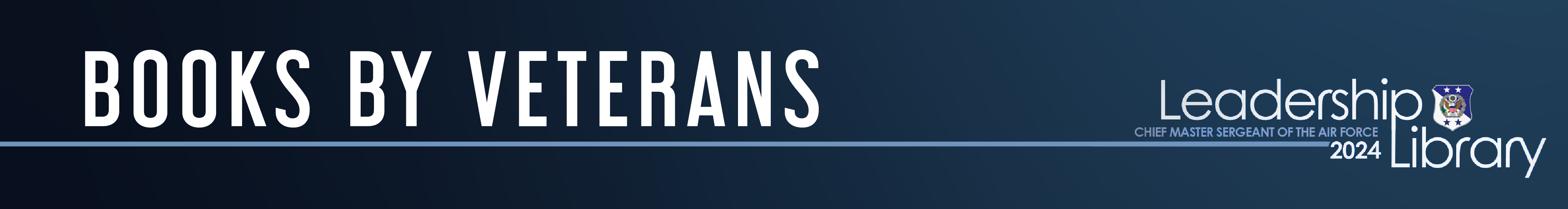 CMSAF Leadership Library Books by Veterans